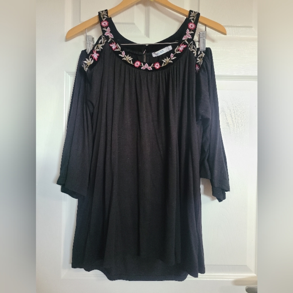 RICKI'S Cold Shoulder Knit Top